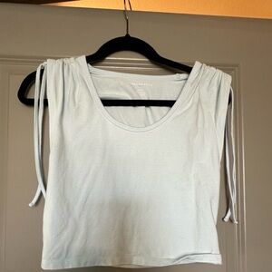 American eagle light blue top size S